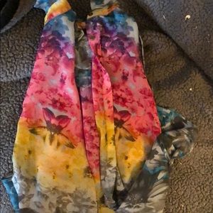 Multicolored tank/cover up